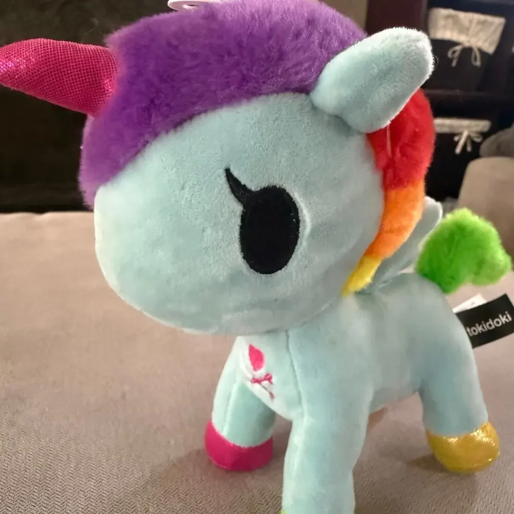 Tokidoki Unicorno Rainbow Unicorn Plush Blue Multicolor 7.5